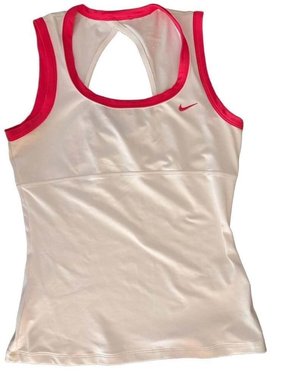 Nike Women's Dri-FIT Athletic Tank Top with Pink Trim